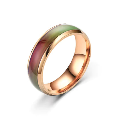 Anello dell'Umore Termocromatico in Acciaio Inossidabile | Minia
