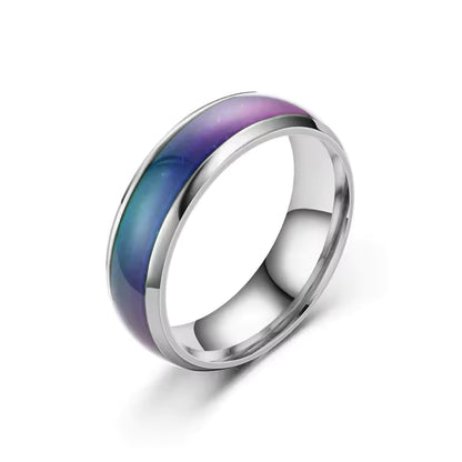 Anello dell'Umore Termocromatico in Acciaio Inossidabile | Minia