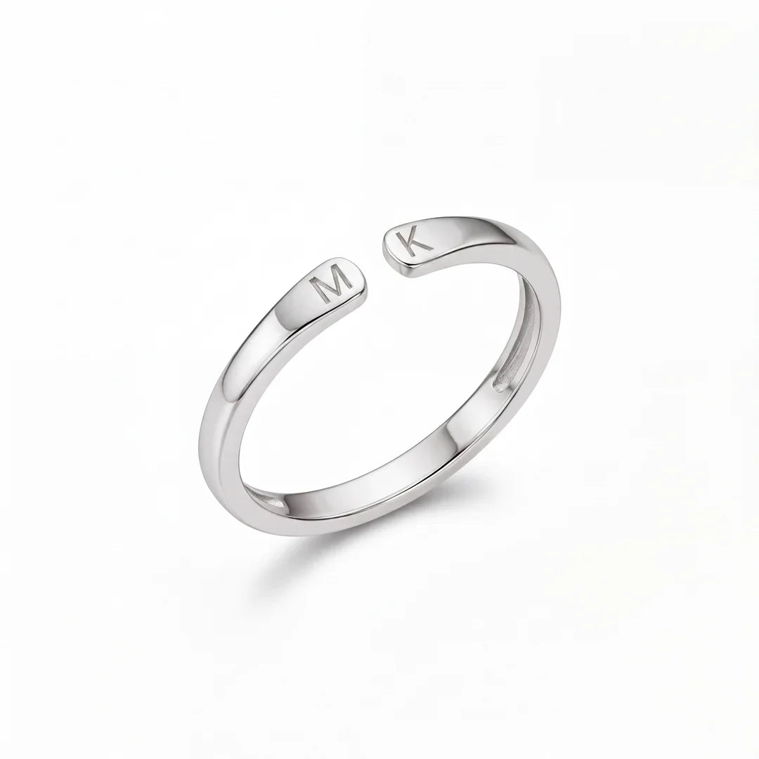 Anello Personalizzato con Due Iniziali | Minia