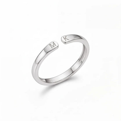 Anello Personalizzato con Due Iniziali | Minia