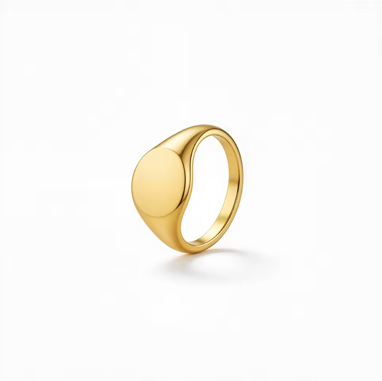Anello Minimalista Placcato Oro 18K in Acciaio | Minia