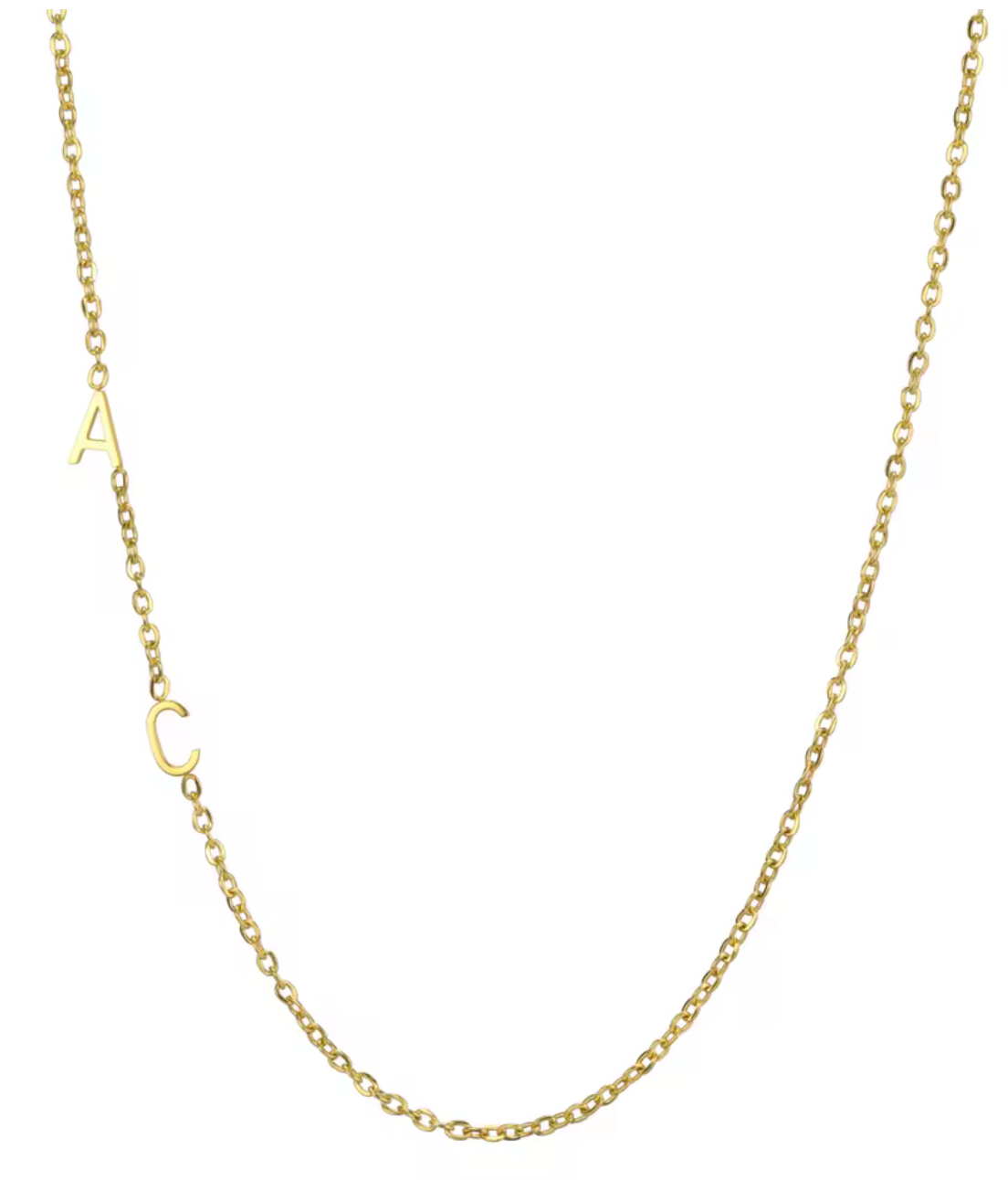 Collana con Iniziale Personalizzata in Acciaio Inossidabile | Minia