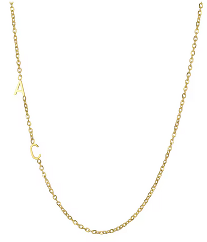 Collana con Iniziale Personalizzata in Acciaio Inossidabile | Minia