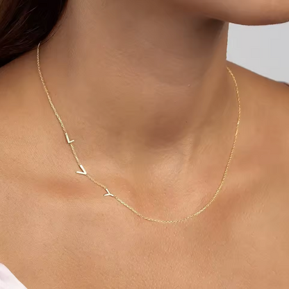 Collana con Iniziale Personalizzata in Acciaio Inossidabile | Minia